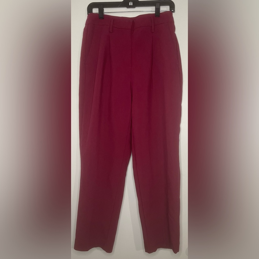 Ann Taylor Deep Red Women’s Trousers - Size 2